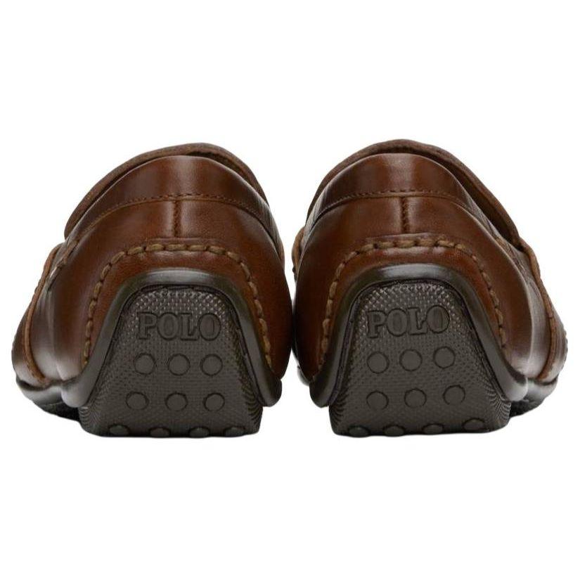 Polo Ralph Lauren Slip-On Loafers Men Shoes Brown 803707787002