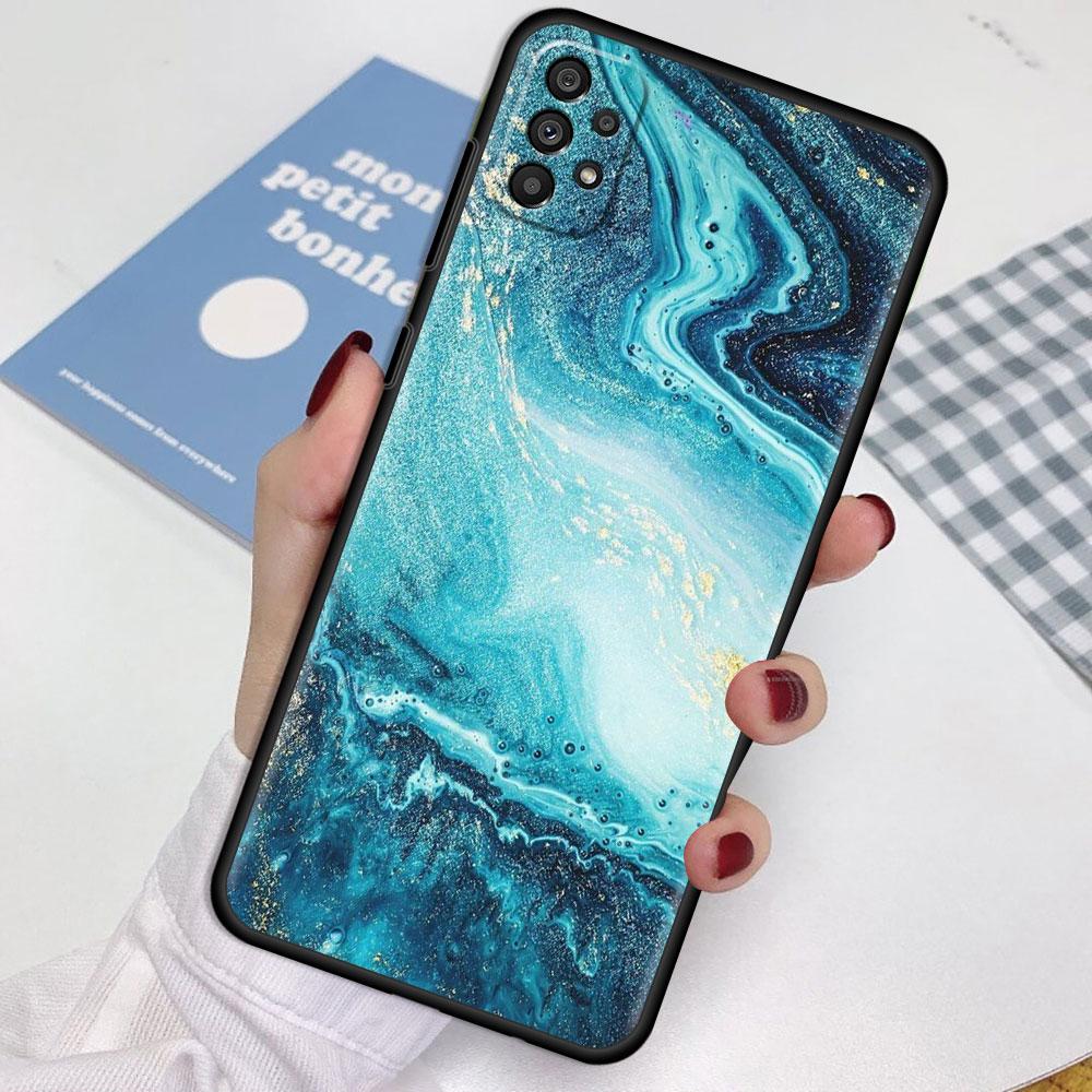 Case For Samsung Galaxy A52 A12 A51 A32 A21s A71 A53 A13 A32 A72 A31 A33 A22 A03 A41 Phone Cover Marble