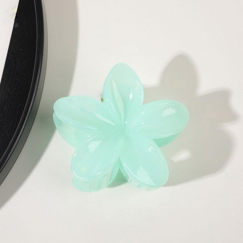 8CM Boho Flower Hair Clip for Women Hawaiian Gradient hairclip Bohemia Flower Hairpin Vacation Hair Claw Clip Sweet Barrettes