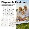 Moisture-Proof Disposable Picnic Blanket Extra Thick Beach Mat New Waterproof Mat  Lawn