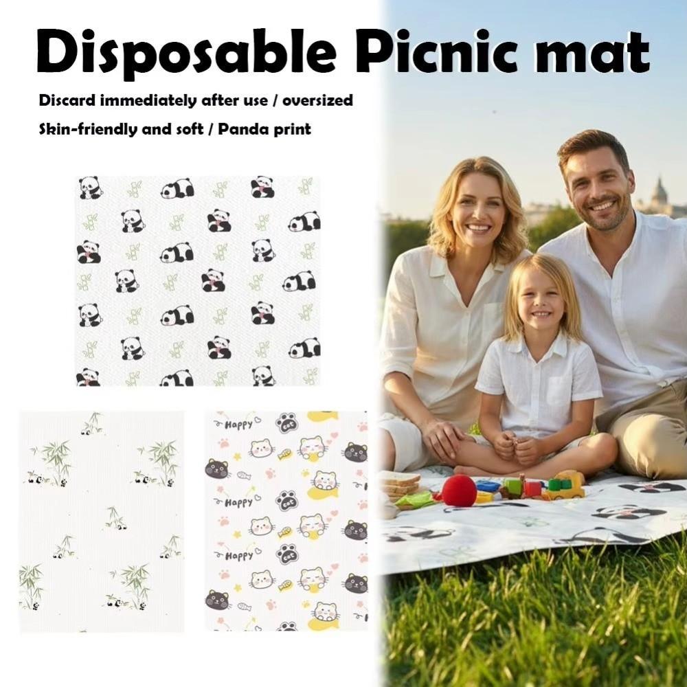 Moisture-Proof Disposable Picnic Blanket Extra Thick Beach Mat New Waterproof Mat  Lawn