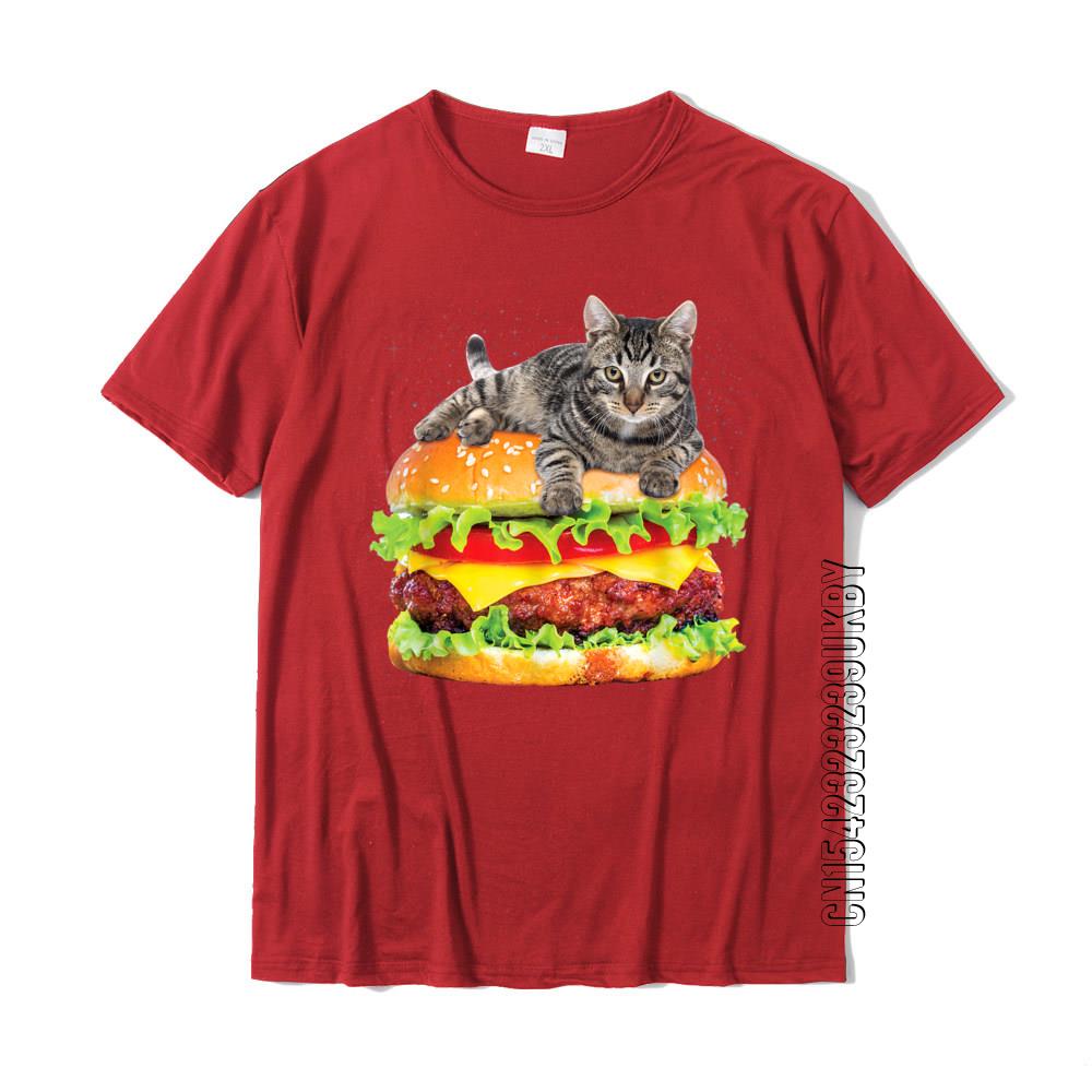 Hamburger Weltraumkatze T-Shirt Lustiges Kätzchen Tee Von Zany Brainy Baumwolle Party Oberteile T-Shirt Verbreitet Herren Oberteil T-Shirts Modisch