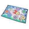 2 in 1 Soccer Ball Game Set with 2 Balls Hand Eye Coordination Motor Skills Toss Soccer Target Goal 