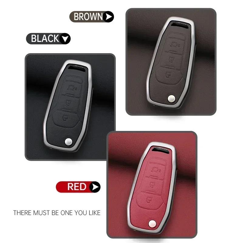 Zinc Alloy Remote Car Key Shell Case For Ford F150 F250 F350 Explorer Ranger KA Fiesta Mondeo Focus Kuga Escort Fob 2/3 Buttons
