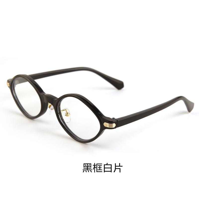 New retro European and American oval frame sunglasses women's personalized street photography Internet celebrity glasses men's sunshade sunglasses