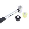 1 Pair Of Double Face Tap Rubber Hammer Head 25Mm 30Mm 35Mm 40Mm 45Mm Yellow Black Hammer Replacement Striking Head