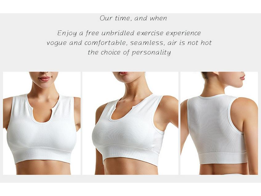 Women's Shockproof Sports Bra: Anti-Sag, Wireless, Sexy Back Yoga Vest