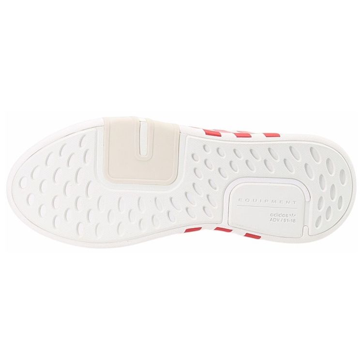 Adidas Originals Eqt Bask Adv Round Toe Lace-Up Slip-Resistant Durable Breathable Low-Top Lifestyle Casual Shoes Unisex sneakers White Red Gray FW4250