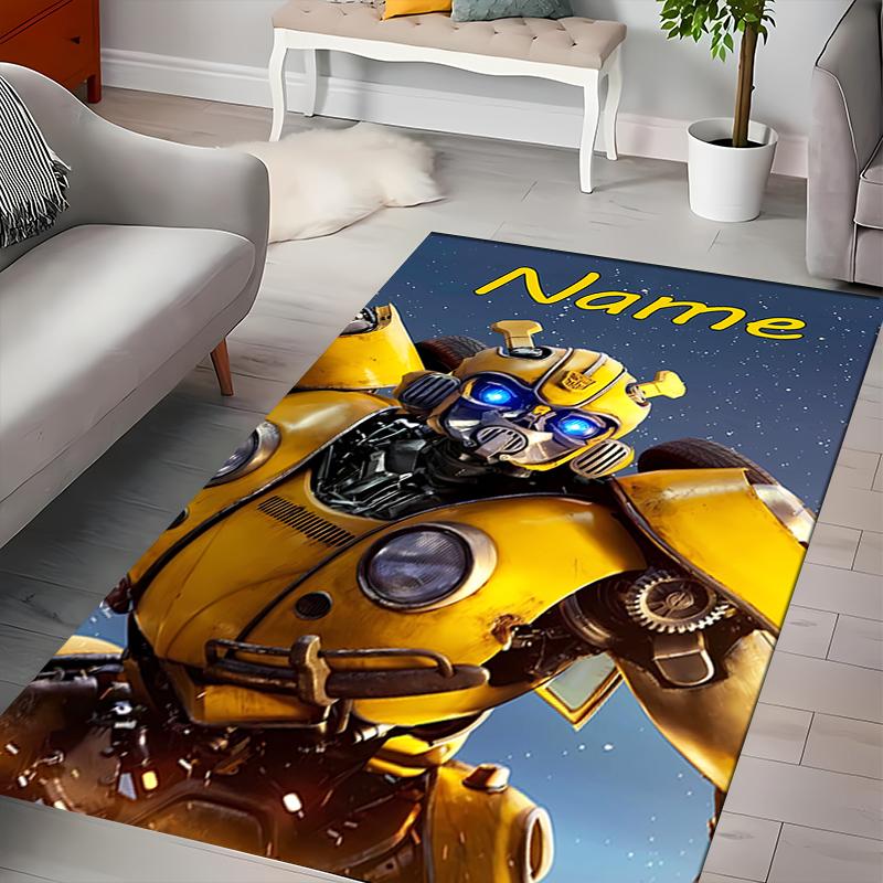 Custom personalization Bumblebee Area Rug - Perfect For Kitchen, Bathroom,Laundry Room Decor Large Size Available,Gift All Seasons