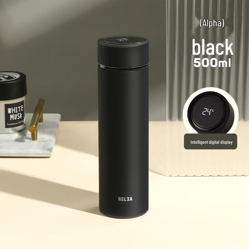 WUSSHI Smart Thermos with LED Temp Display