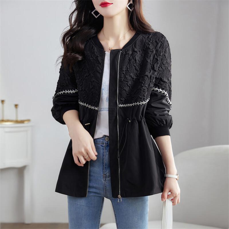 

Стильный ветрозащитный плащ на молнии с кулиской M