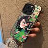 Green Girl Applies To Apple 16 Mobile Phone Case 15pro Protective Soft Case iPhone13 Color Silver 12 All-inclusive Xsmax