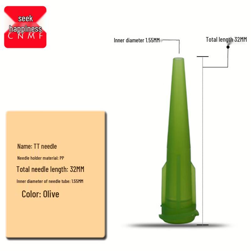 CNMF Conical Plastic TT Dispensing Needles