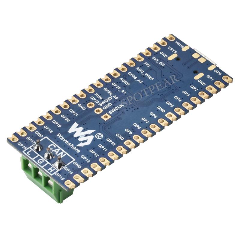 Raspberry Pi Pico 2 RP2350 CAN Onboard XL2515 CAN-Controller RP2350A Waveshare RP2350-CAN