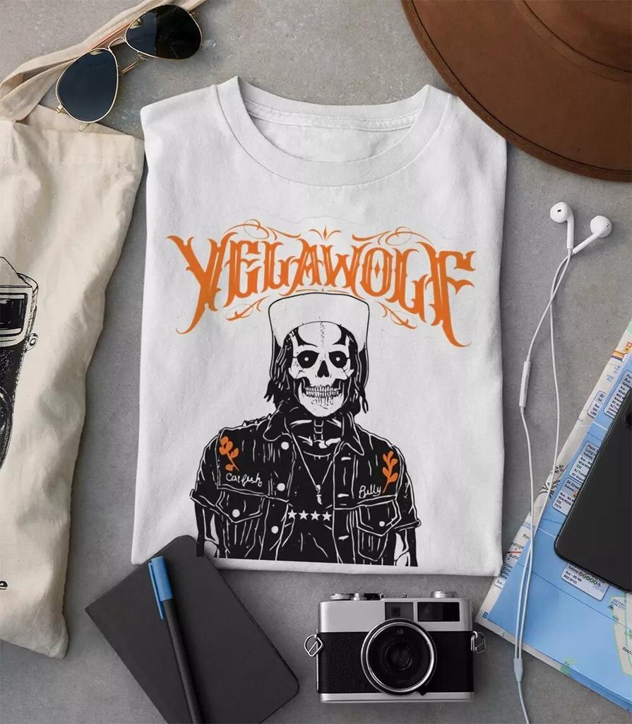Yelawolf Rapper Poster T-shirt White Short Sleeve All Sizes S-4XL