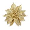 Merry Christmas Xmas Tree Decorations Poinsettia Glitter Flower Christmas Flowers Fake Flowers
