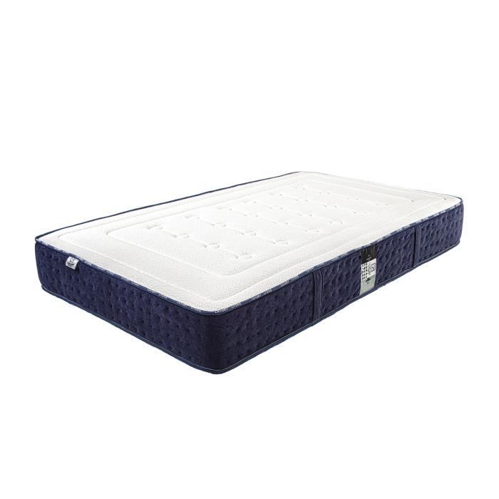 Matelas mi-ferme - Nuage - 90 x 190 cm - Mousse memosoft100 - 24 cm d'épaisseur