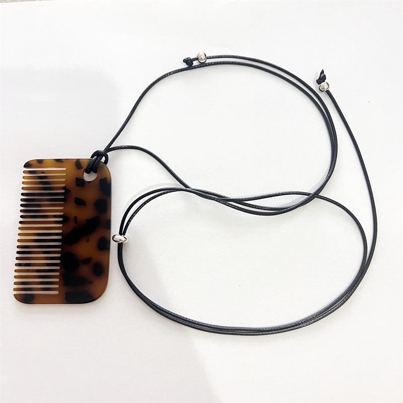 

Кожаная сумка в стиле блогера с цепочкой-свитером, многофункциональная сумка для наушников, ожерелье, женский чехол для очков и аксессуары