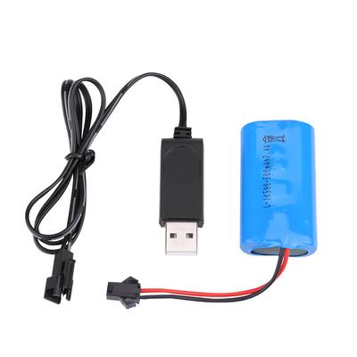 WPL / Paletli / Askeri RC Araba için USB Kablolu Yükseltilmiş Şarj Edilebilir Pil 7.4V 500mAh