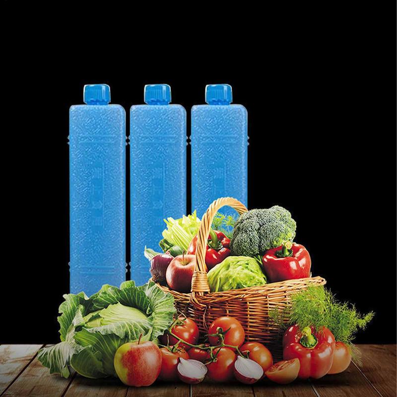 1PCS Reusable Ice Box Portable Keep Fresh Refrigeration Refrigerated Shipping Cooling Box PE Picnic Cooler Box