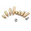 300Pcs M2/M3 Hex Head Copper Pillar Brass Standoff Spacer Screws Threaded Pillar Male/Female PCB Circuit Board Stand Off Kit