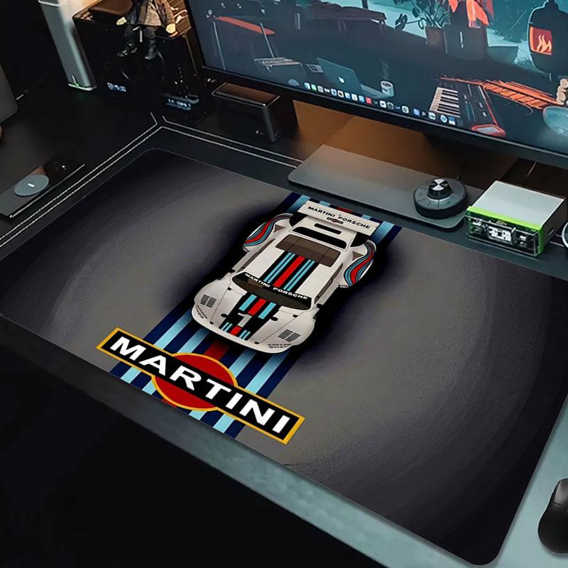 Martini Car Large Size Mouse Pad Large Gaming Table Cushion Nonslip Laptop Tablet Big Mousepad Xxl Mat Mini Pc Playmat With Lock Edge