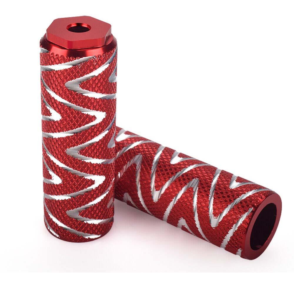 Cylindrical Metal Wheel Tyre Aluminum Zinc Zinc Alloy Mountain Bike Stunt Pegs Footrest Axle Pedal Foot Pegs