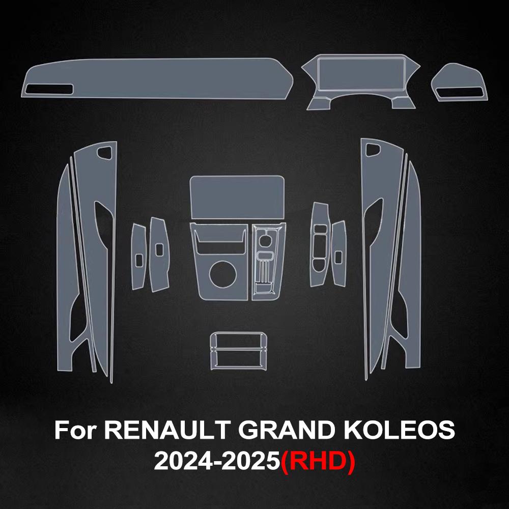

Car Interior Center console Transparent TPU Protective film for Renault Grand Koleos 2025 2025 Pre-cut PPF Cover Accessories