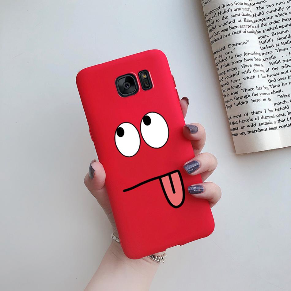 Cute Cat Cactus Silicone Case For Samsung Galaxy S6 Edge S7 Edge Cover Soft Slim Funda For Samsung S6 S7 Edge S6edge S7edge Case