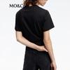 MO&Co. Women's Embroidered Heart Rhinestone T-Shirt