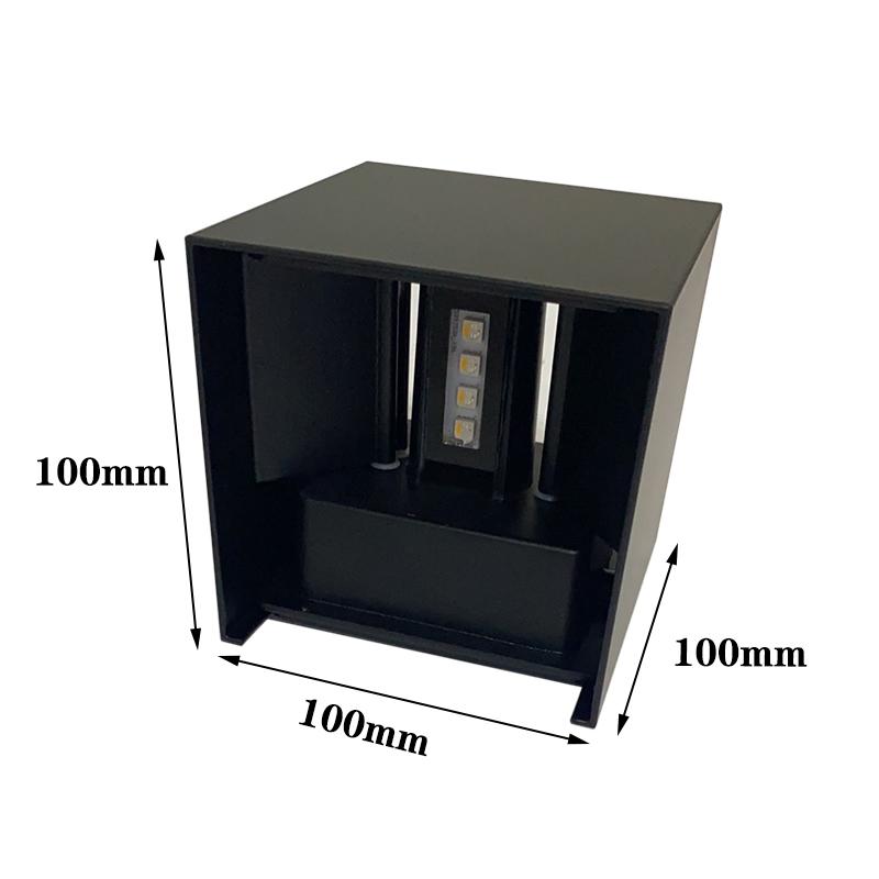 Wandlamp Smart APP Control 16 Milion Colors Beam Angle Adjustable Sync IP65 Outdoor Waterproof Wall Lamps Control LED Wall Lamps
