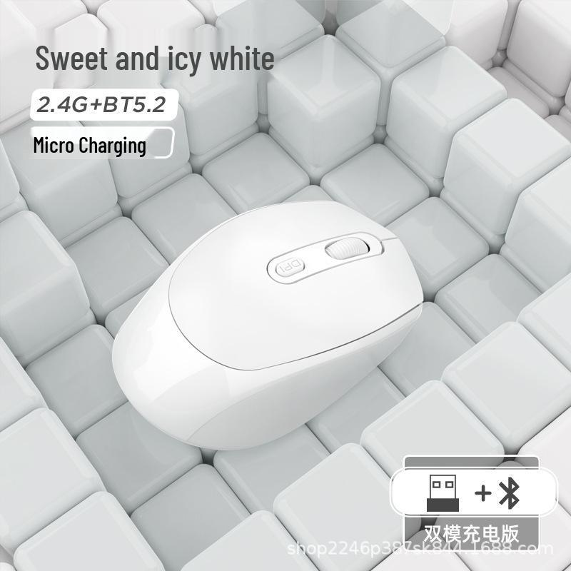 Silent Bluetooth Wireless Dual-Mode Mouse for Business & Office