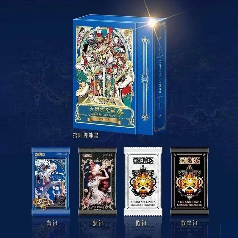 Genuine One Piece Endless Treasure 4 Anime Collection Card Booster Box Series Rare SXR SSP Card Toy Children's Birthday Gift