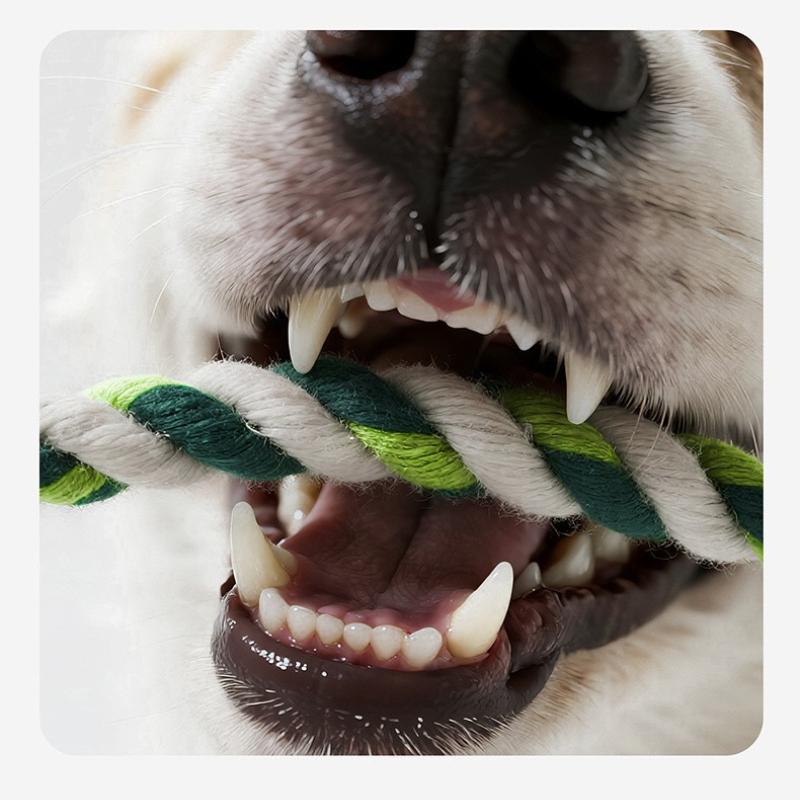 Dog Toys Shoes Pet Cotton Rope Slippers Sound Making Toys Teeth Cleaning Built-in BB Airbag Round Ball Bell Various