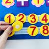 Non-Toxic Children Early Education Enlightenment Cognitive Mathematics Busy Board Felt Board Montessori Toys Math For Kids Toys Gifts