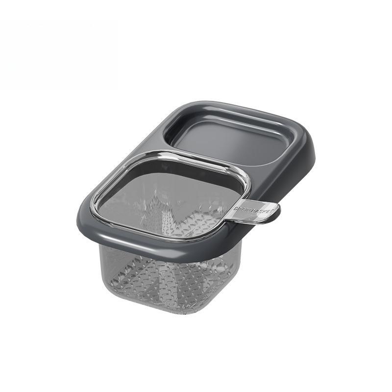 Sink Basket With Suction Cup Drainer & Storage Rack Kitchen Sink Filter Basket For Waste Clog Prevention Fruit Vegetable Washing