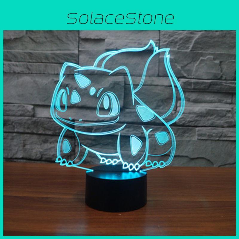 Unicorn 3d Touch Night Light Artistic Lamp For Kids Bedroom Decor