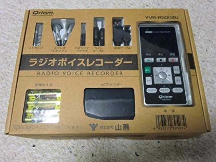 

Qriom Radio Voice Recorder Black YVR-R500(B) чорний