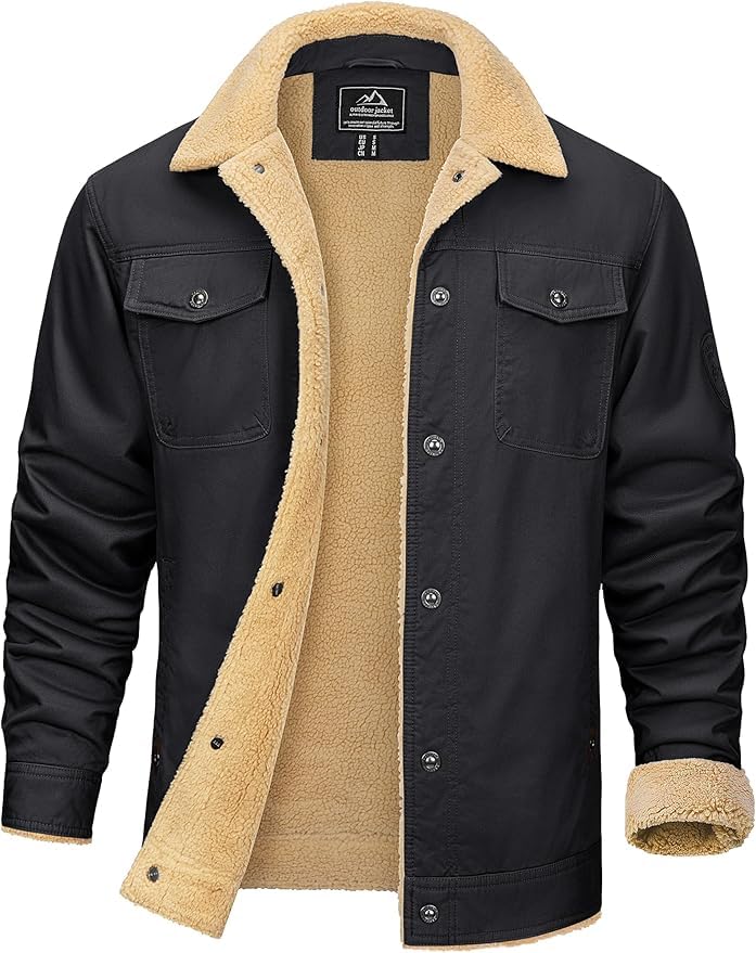 

KEFITEVD Winter Cold Motorcycle Size 3XL Men s Jacket, Fleece-Lined, Black, Weather, Jacket, Windproof, чёрный