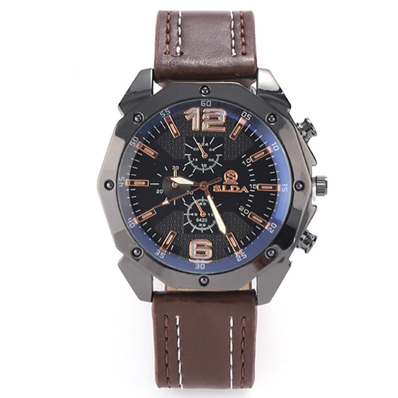 Luxury Watch for Man Fashion Date Week Stainless Steel Men Watch Casual Quartz Men's Watches Male Clock Gift