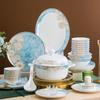 Jingdezhen Light Luxury Bone China Dinnerware Set