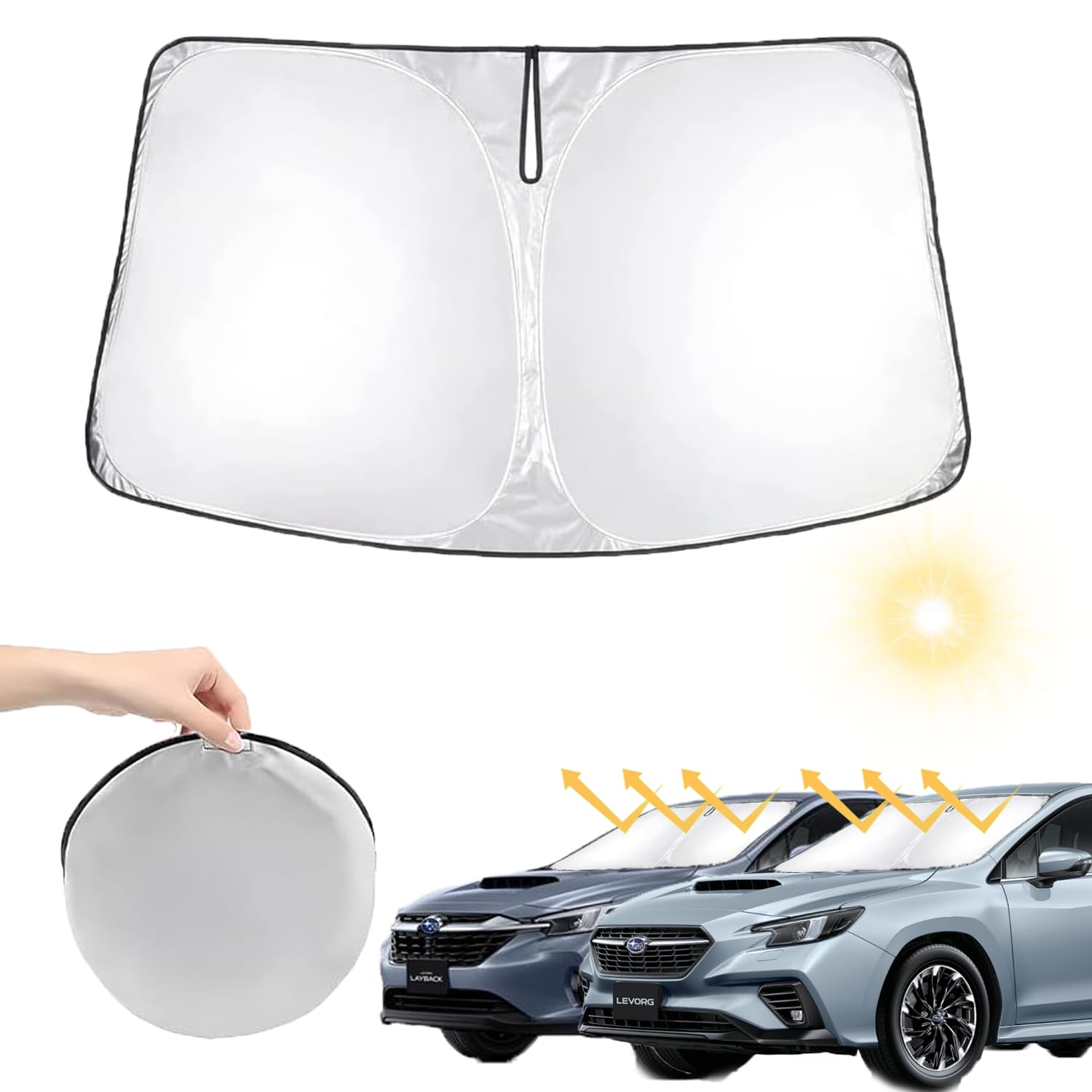 

[Levorg vn5 Sun Shade] wincar Subaru Levorg VN5/VNH Type Windshield Sunshade for Levorg Dedicated