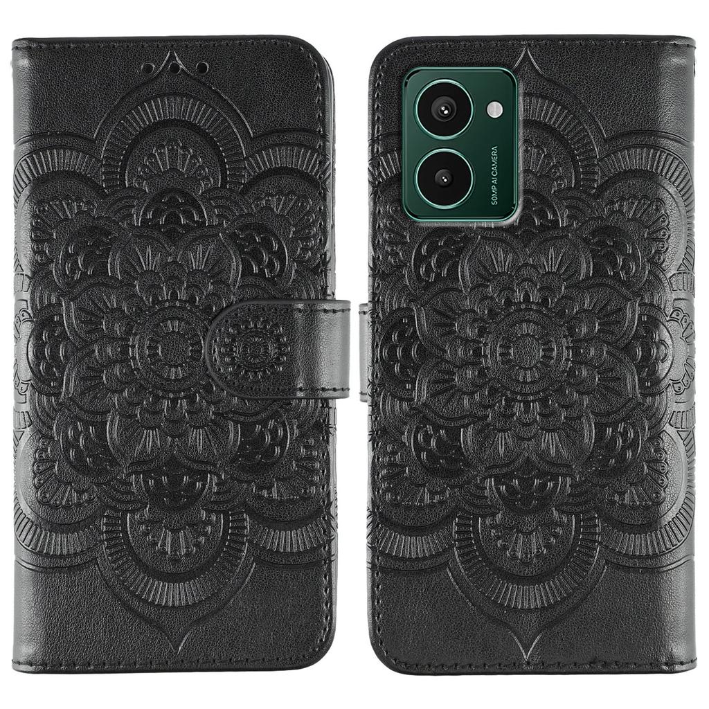 For Motorola Edge 60 Pro 5G Case PU Leather Flip Wallet Phone Cover with Strap