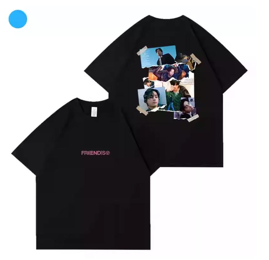 2025 FRIENDS Men T-shirt Brand Short Sleeve Print Tshirt Clothing Designer Luxury Women  TShirt Fashion Summer Tops