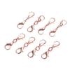 8 Pcs Double Lobster Clasps Small Necklace Bracelet Extenders Double Claw Connector Jewelry Extension Clasp Easy To Use