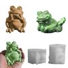 Flexible Frogs Shaped Silicone Mould With Detailed Texture Ideal For Handmade Candle Soaps Craft Easy Demolding