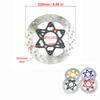 220mm Rotor Motorcycle Brake Disc Front Disc Brake Hole Pitch 55mm Universal 4 holes Aluminum alloy Floating disk