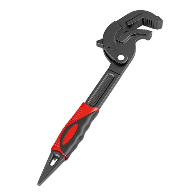 652F Industrial Pipe Adjustable Wrench Open End Multifunction Tool Carbon Steel Spanner 13-30mm Pipe Plumber Hand Tool