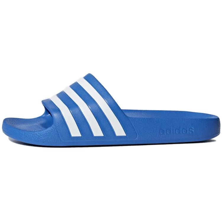 New Adidas Adilette Aqua Slides 'True Blue' F35541