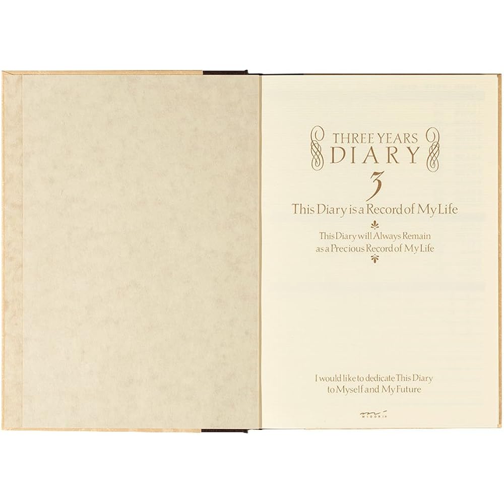 Midori Diary 3 years Western style 12106001